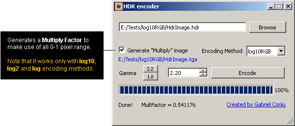 HDR Encoder GUI