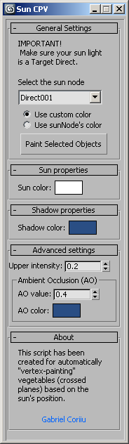 SunLight - Color per Vertex